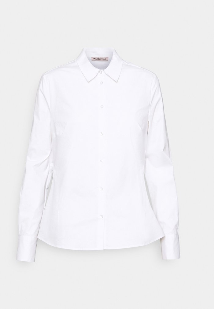 Chemisier Anna Field Button down Blanche Femme | KLC-3200555